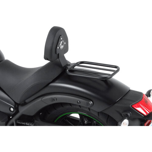 Motorrad Sitzbänke & Sitzbankabdeckungen Hepco & Becker Solorack mit Rückenpolster schwarz für Kawasaki Vulcan 650 S Neutral