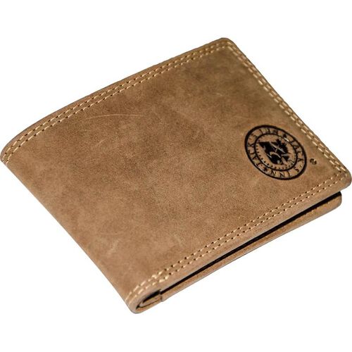 Motorcycle Wallets Jack's Inn 54 Wallet small  transversely "White Russian!" antique brown Red