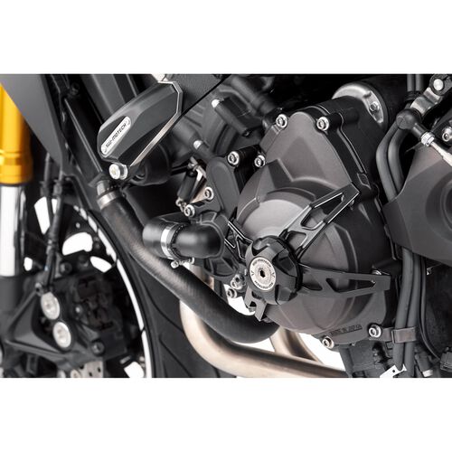 Crash-pads & pare-carters pour moto SW-MOTECH Sturzpad Lichtmaschinendeckel Yamaha MT-09 /Tracer Bleu
