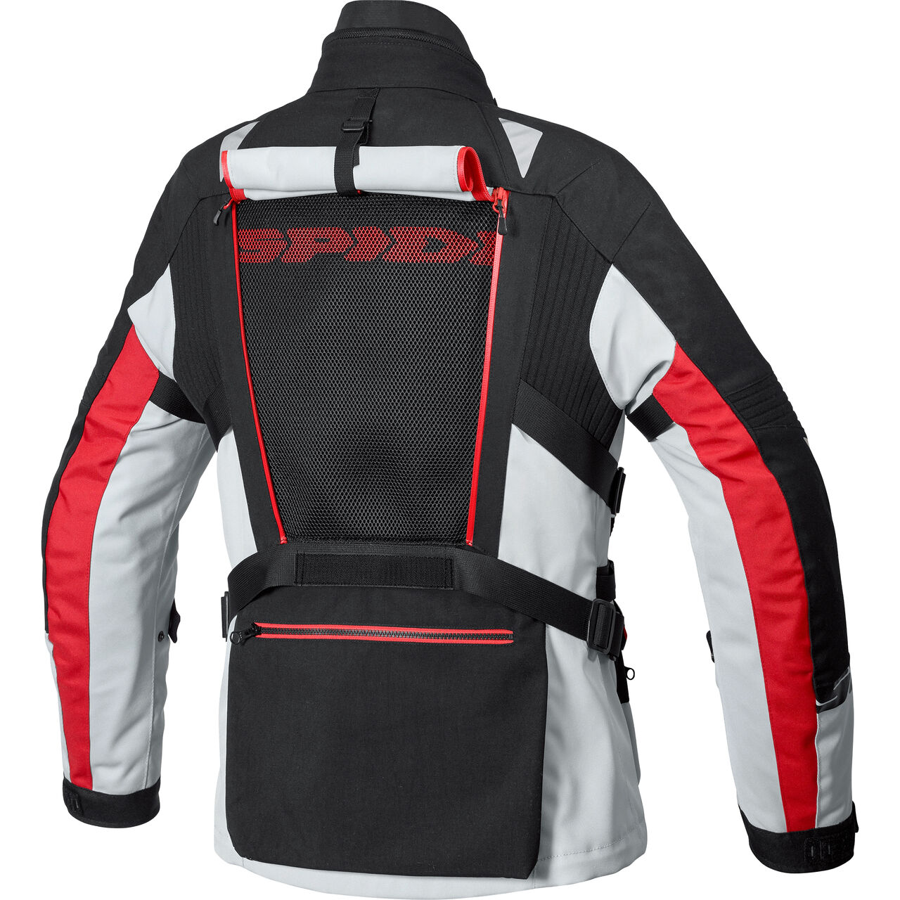 Spidi All Road Adv Motorcycle Jacket Grey / Red