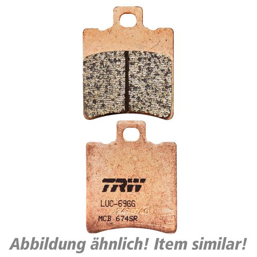 Motorcycle Brake Pads TRW Lucas brake pads sintered metal Scooter MCB585SRM 86,1x39,9x10,7mm Neutral