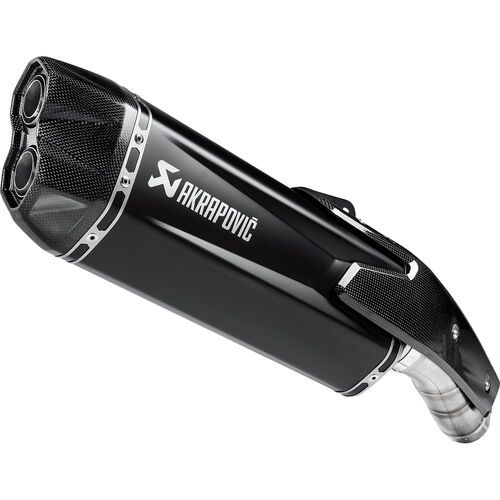 Motorcycle Exhausts & Rear Silencer Akrapovic exhaust Slip-On titan black for Kawasaki Z H2