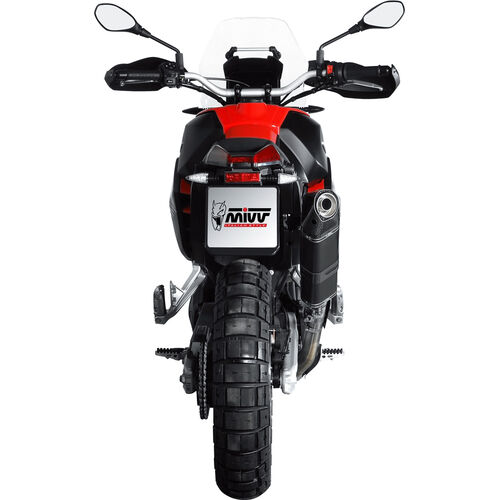 Motorcycle Exhausts & Rear Silencer MIVV Speed Edge exhaust A.017.LRB black for Aprilia Tuareg 660
