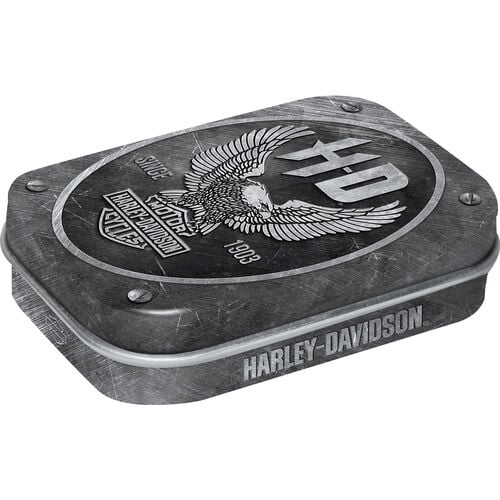 Boîtes de conservation pour moto Nostalgic-Art Pilulier Harley-Davidson - Metal Eagle Neutre