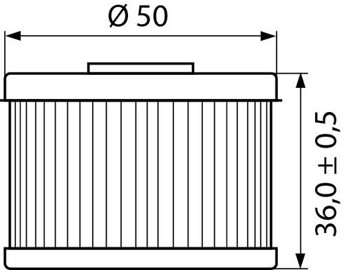 Motorrad Ölfilter Hi-Q Ölfilter Einsatz OF112 für Honda/Kawasaki/Suzuki.... Neutral