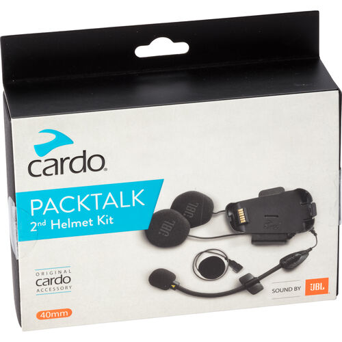 Helmkommunikation Cardo Packtalk 2nd Helmet Kit JBL Neutral