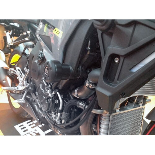 Motorcycle Crash Pads & Bars B&G crashpads Racing polyamid black for Yamaha MT-10 /SP