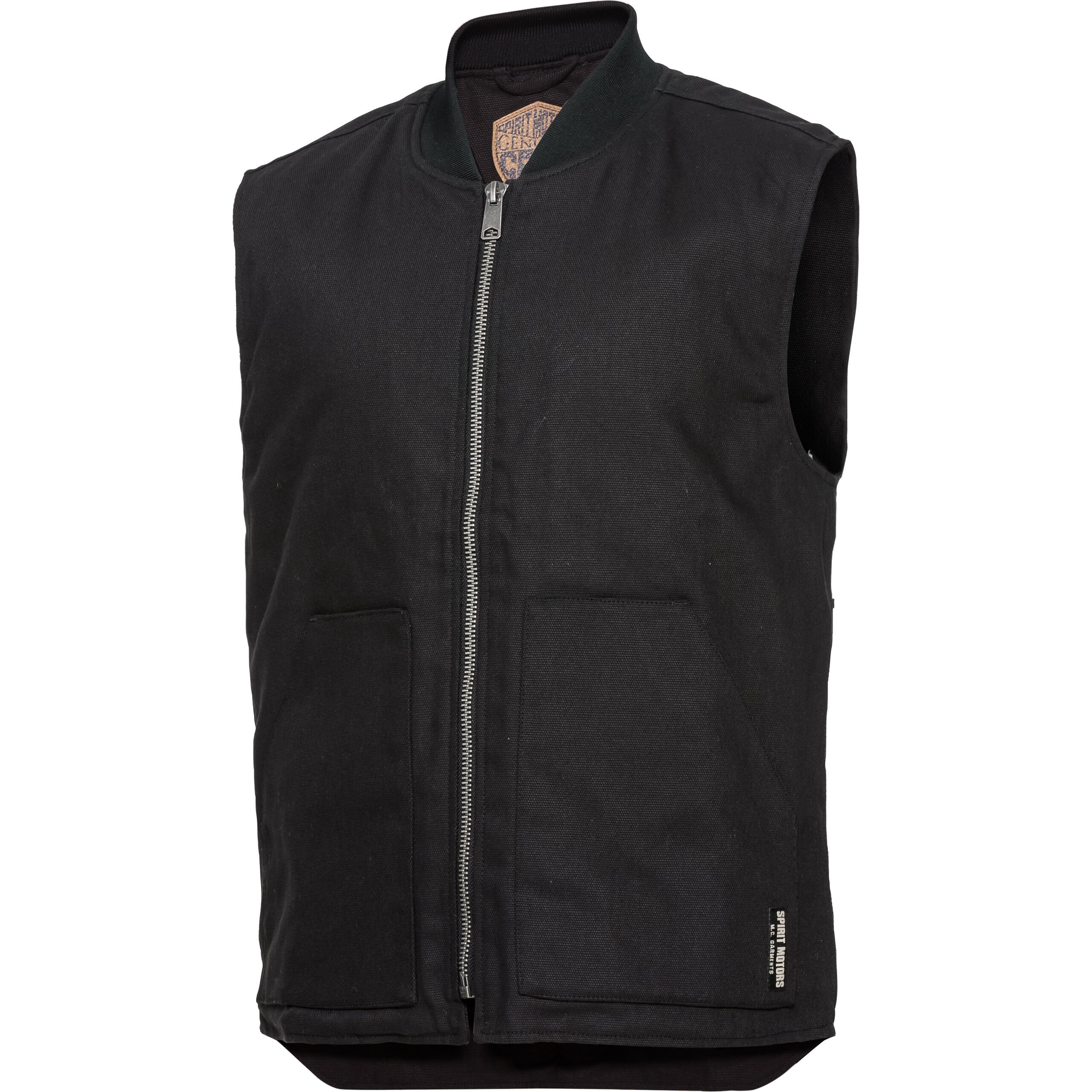 Buy Spirit Motors Canvas Vest 1.0 black XL Black - POLO Motorrad