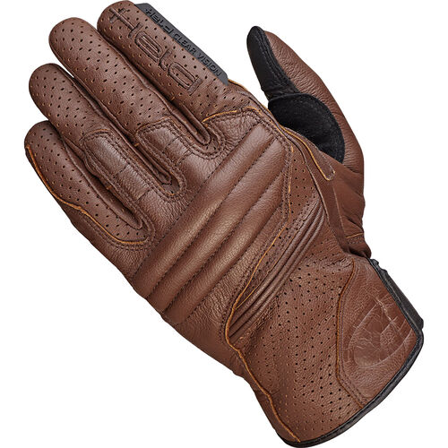 Motorcycle Gloves Tourer Held Rodney II leather glove short Brown