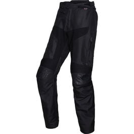 Herren Motorrad Textilhosen FLM Grip WP Textilhose Schwarz