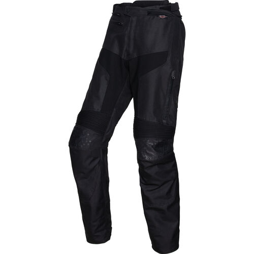 Men Motorcycle Textile Trousers FLM Grip WP Textile Pants Black