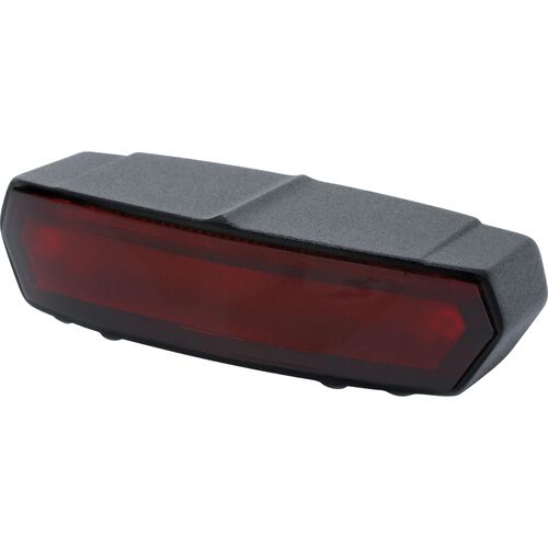 Motorcycle Rear Lights & Reflectors Shin Yo LED metal taillight Light Guide with license lighting black