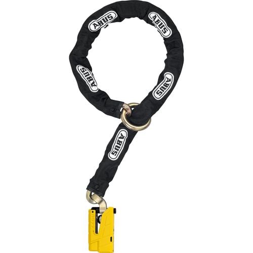 Motorcycle Locks ABUS lock-chain-combo Granit Detecto 8077 12KS120 yellow loop Neutral