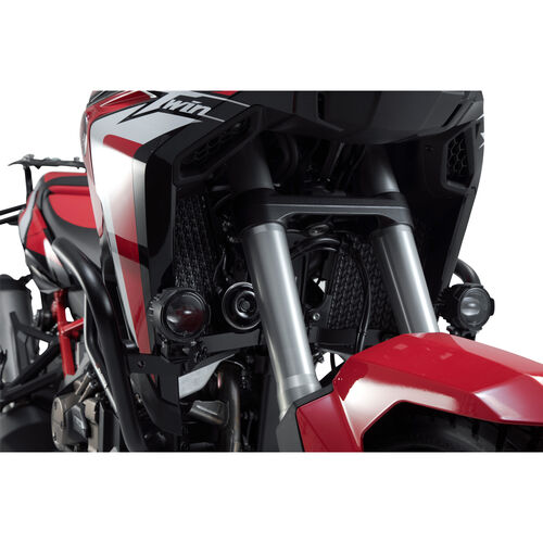Motorcycle Headlights & Lamp Holders SW-MOTECH Hawk light mount set for Honda CRF 1000 Africa Twin with SBL Black