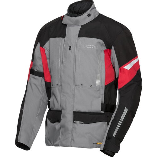 Vestes de moto en textile FLM Touren Veste Textile 3.0 noir/gris/rouge XXL