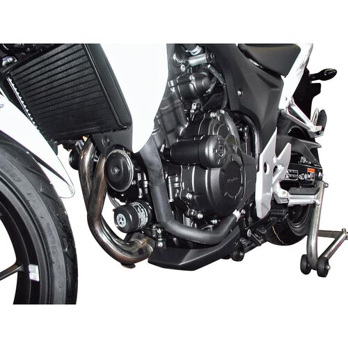 Crash-pads & pare-carters pour moto B&G tampons de protection Racing polyamide noir pour CB 500 F/X