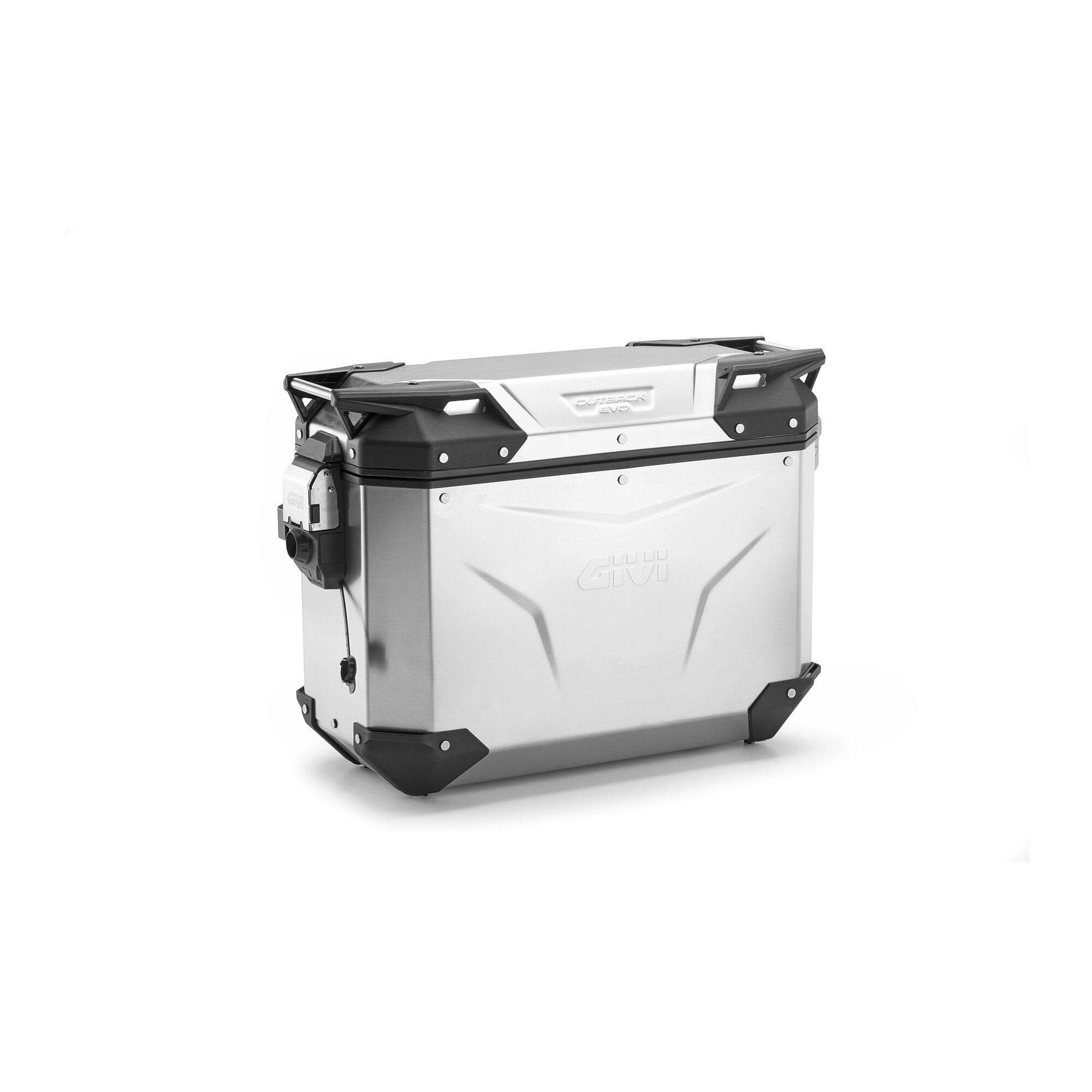 Givi Monokey Cam-Side Alukoffer Trekker Outback Evo oS silber re