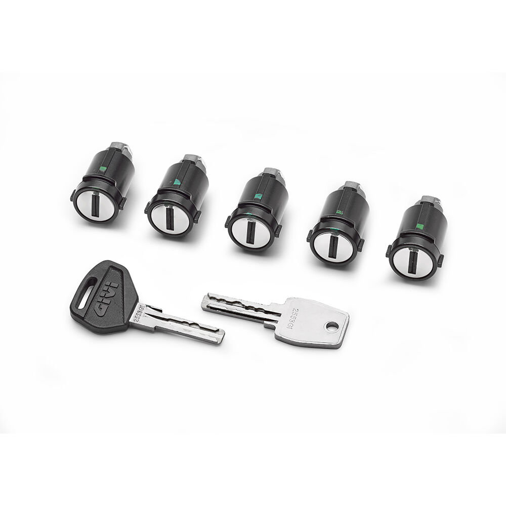 Givi Security Lock Ersatzschloss Satz SLR105 (5x SLR101)