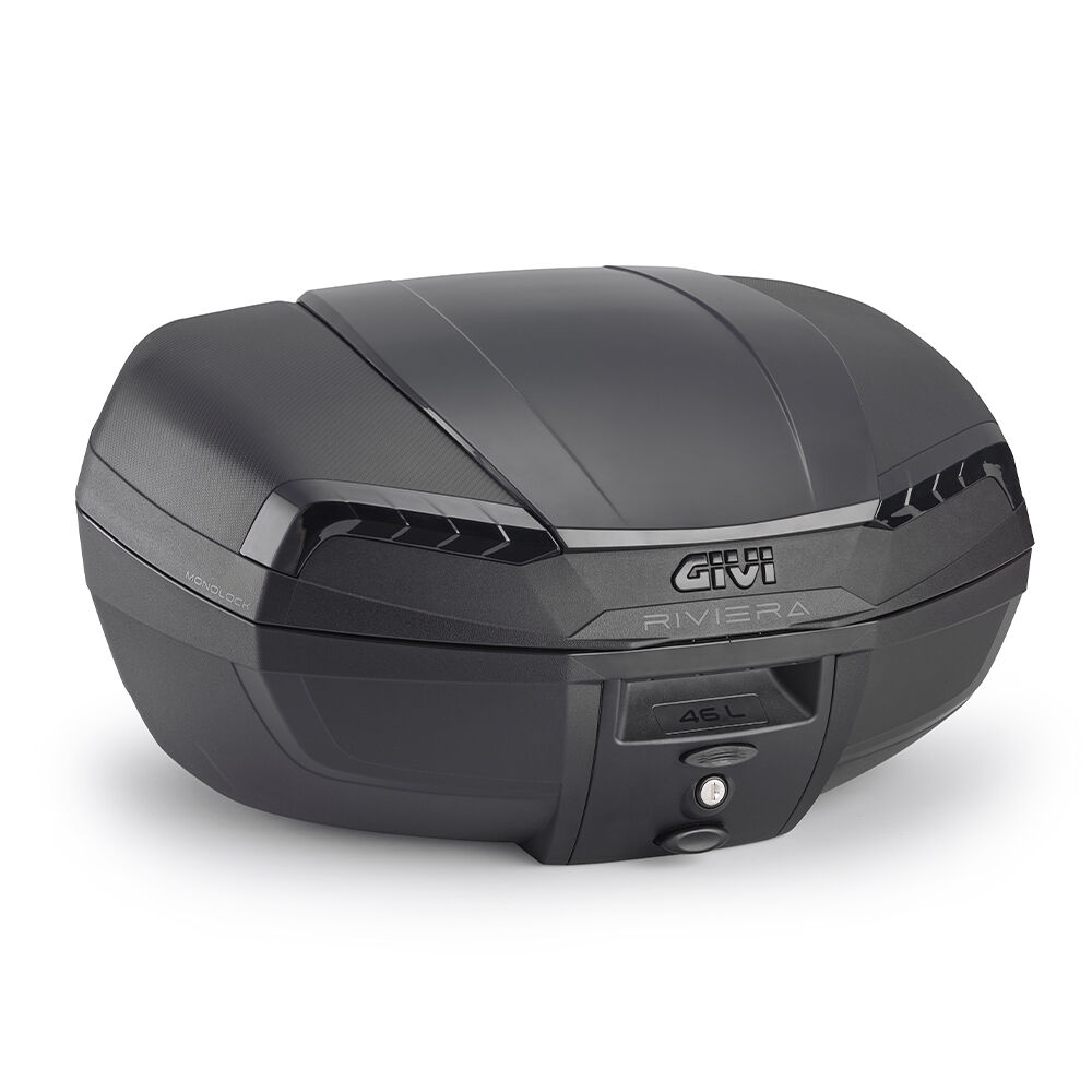 Givi Topcase Monolock Riviera 46 Liter E46NB schwarz/dunkel tran