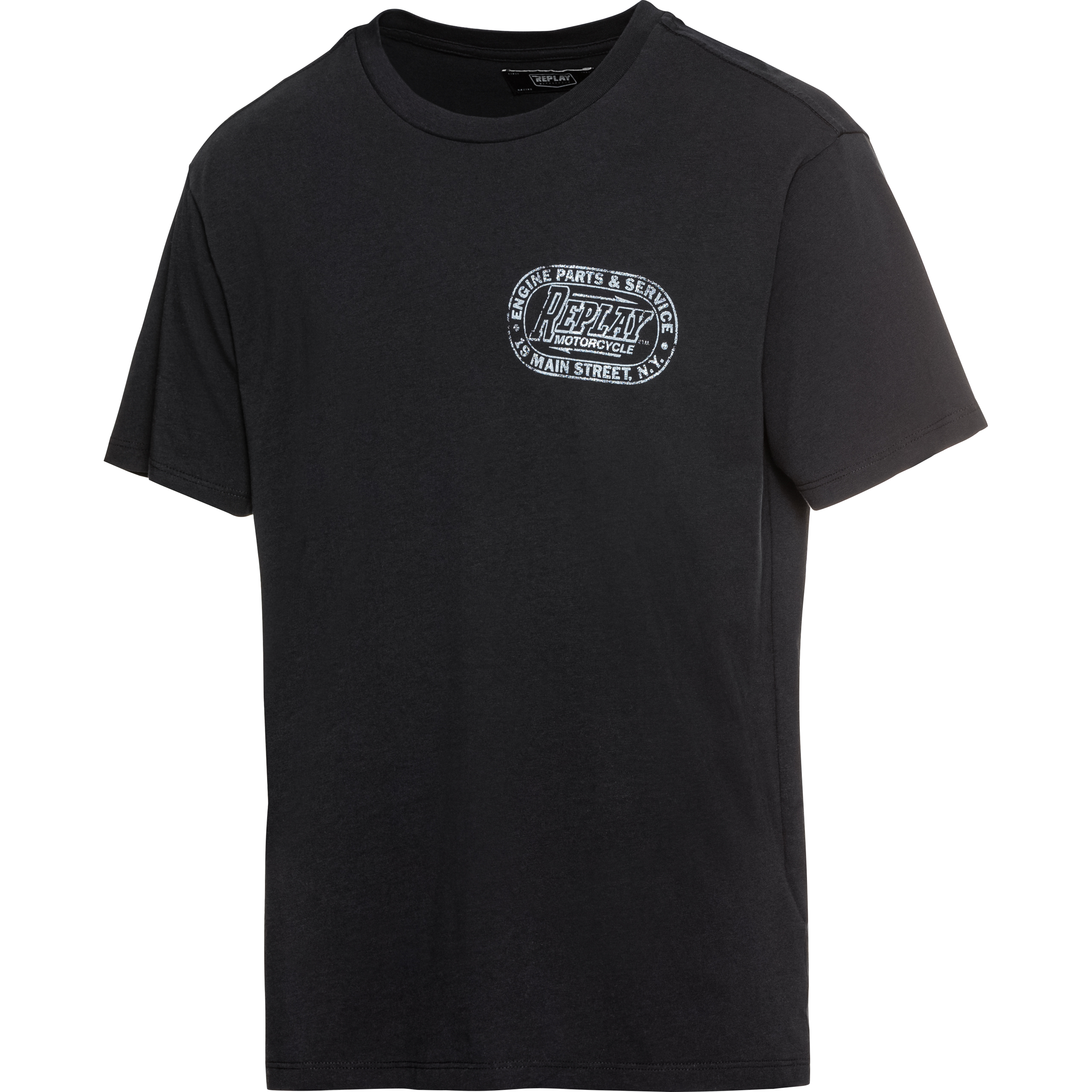 Buy Black - POLO Exclusiv Motorrad T-Shirt Replay 1