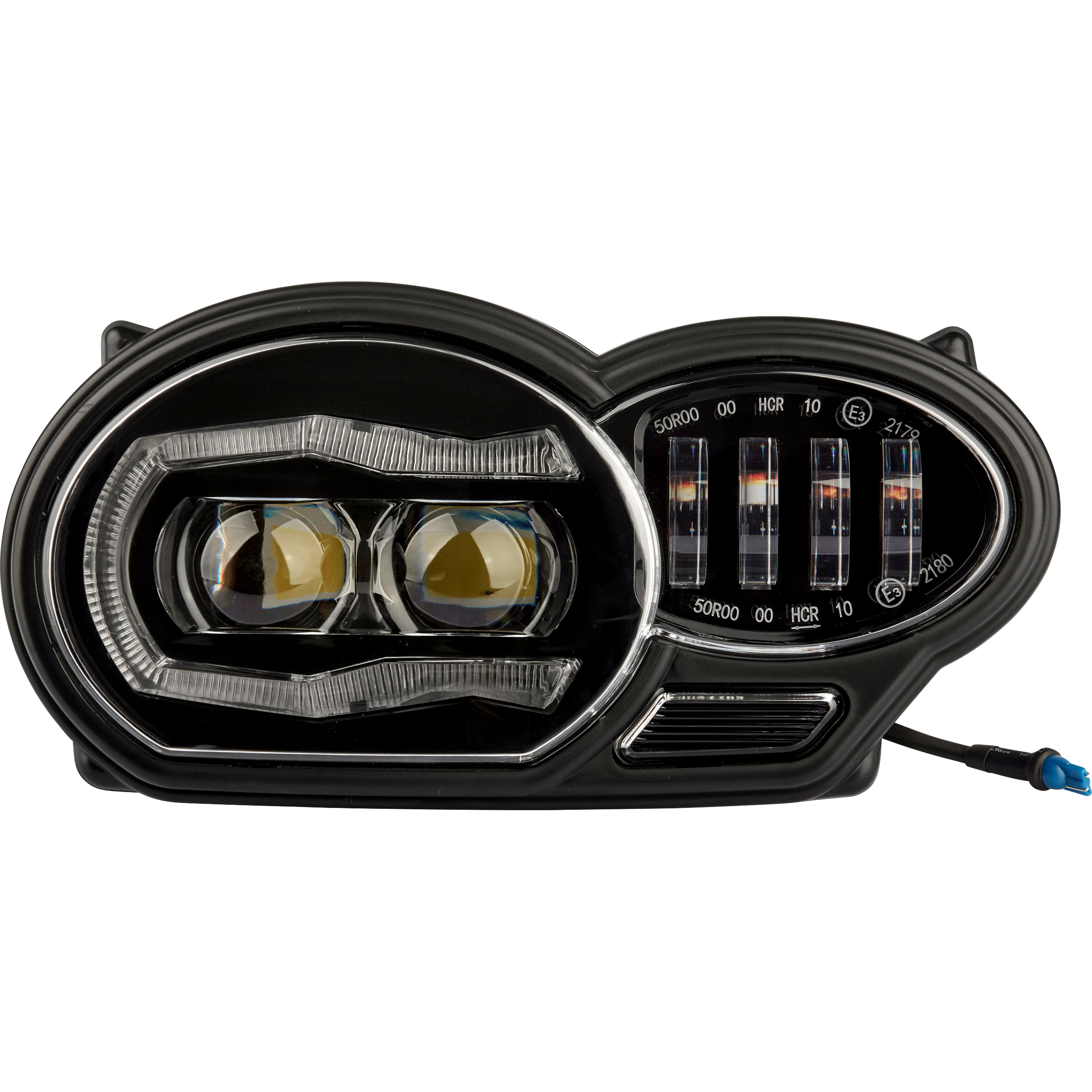 Nebelscheinwerfer LED mit Blinker für BMW R1200 GS komplett Set mit E