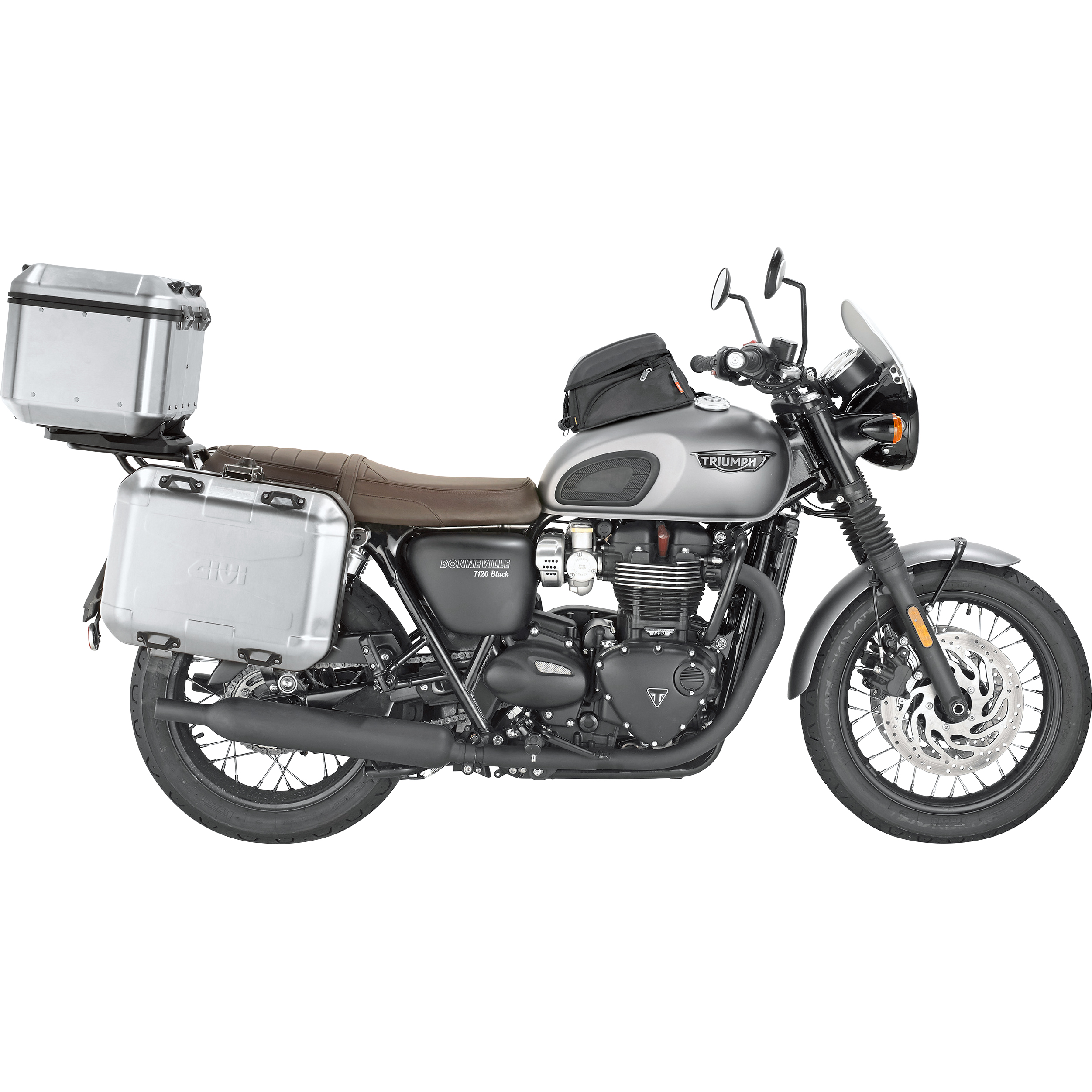 Givi Monokey® Topcase Alu Trekker Dolomiti DLM46A silver 46 liter - POLO  Motorrad