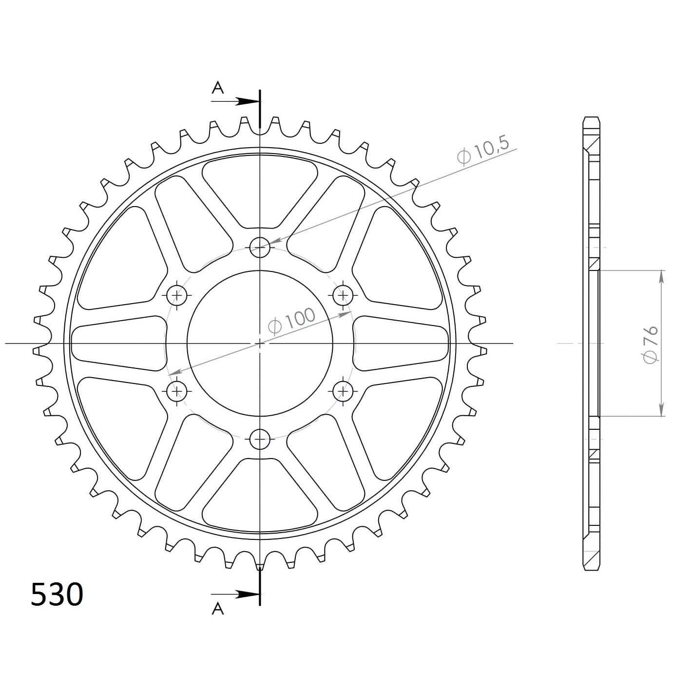 DID ディーアイディー 428VX(G&G)-150FEET :428VXGG150FT:Moto Fellow