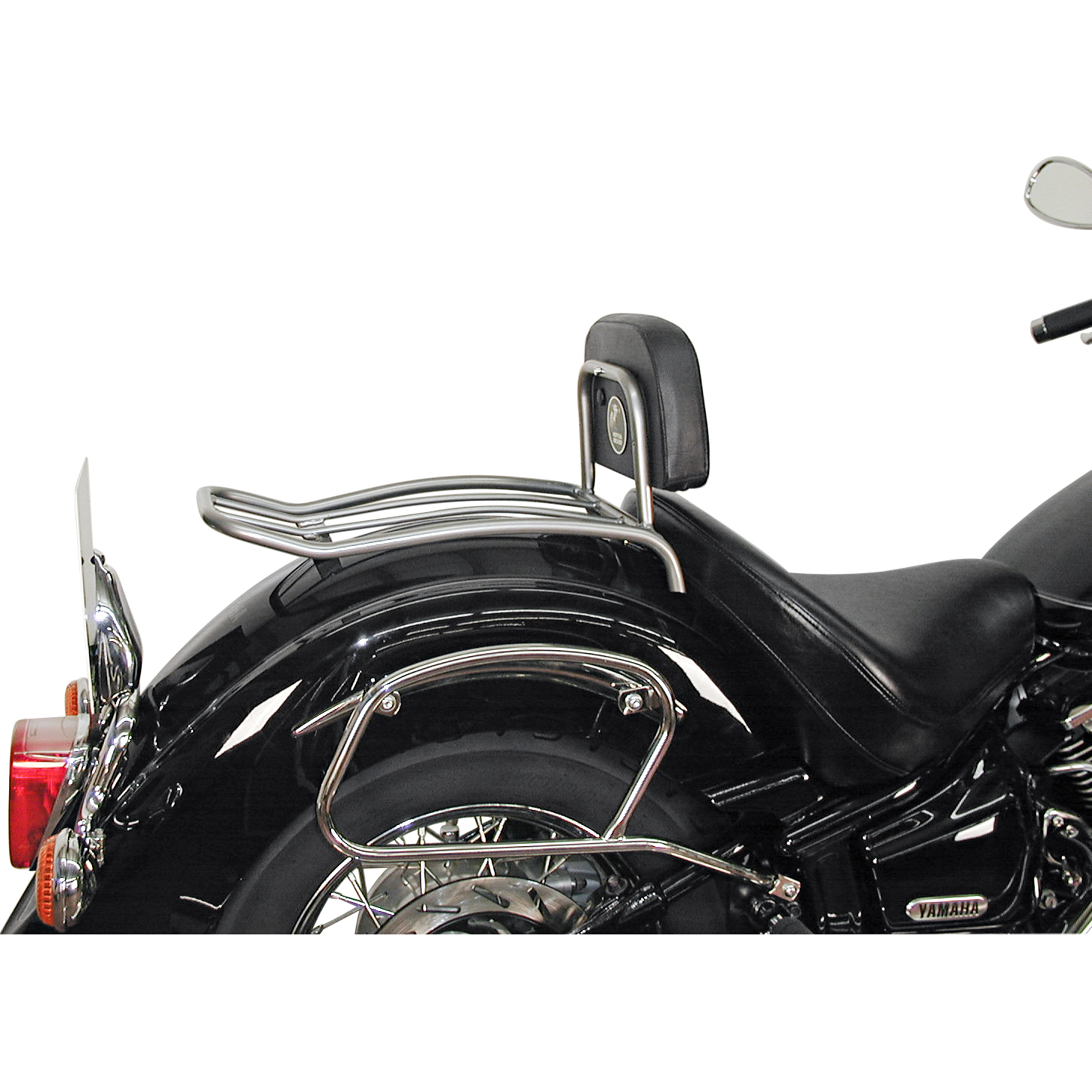 Buy Hepco & Becker Solorack with back pad chrome for Suzuki VL/C