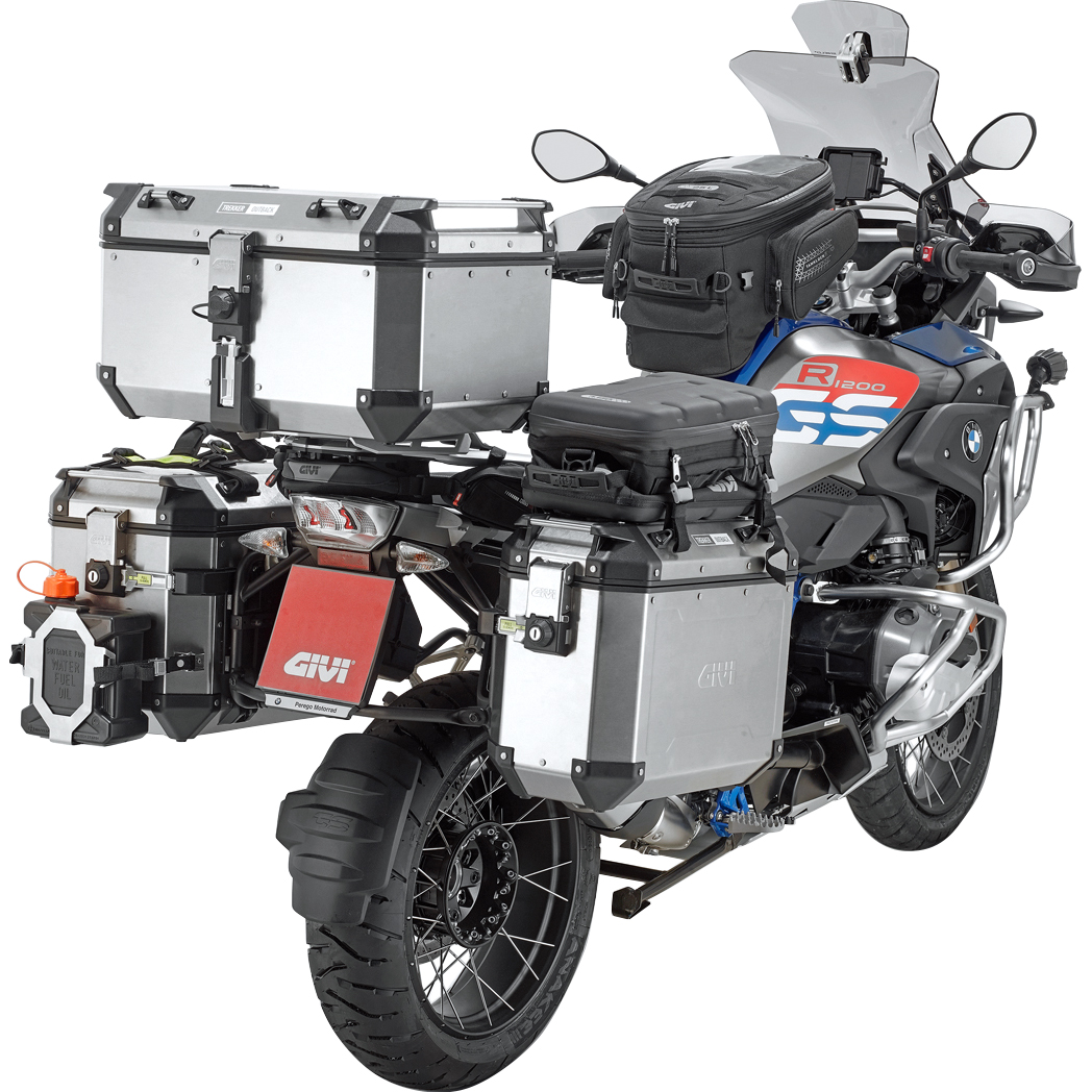 Givi Monokey® Topcase Alu Trekker Outback OBKN58A silber 58 Liter Neutral  kaufen - POLO Motorrad Schweiz