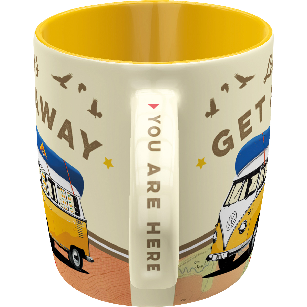 Nostalgic-Art Retro Kaffee-Becher, 330 ml, VW Bulli – Let's Get Lost –  Volkswagen Bus Geschenk-Idee, Keramik-Tasse, Vintage Design : :  Küche, Haushalt & Wohnen