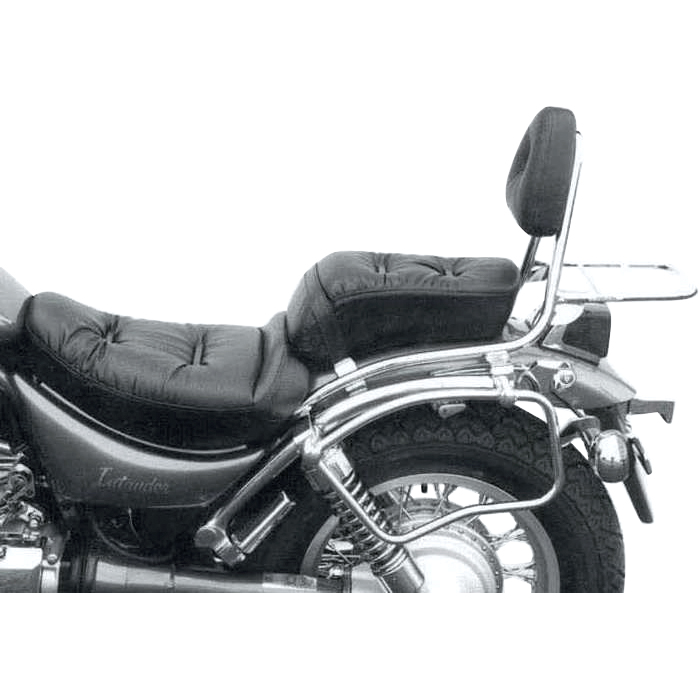 Sissy bar with luggage rack chrome for VS 600/800 Intruder