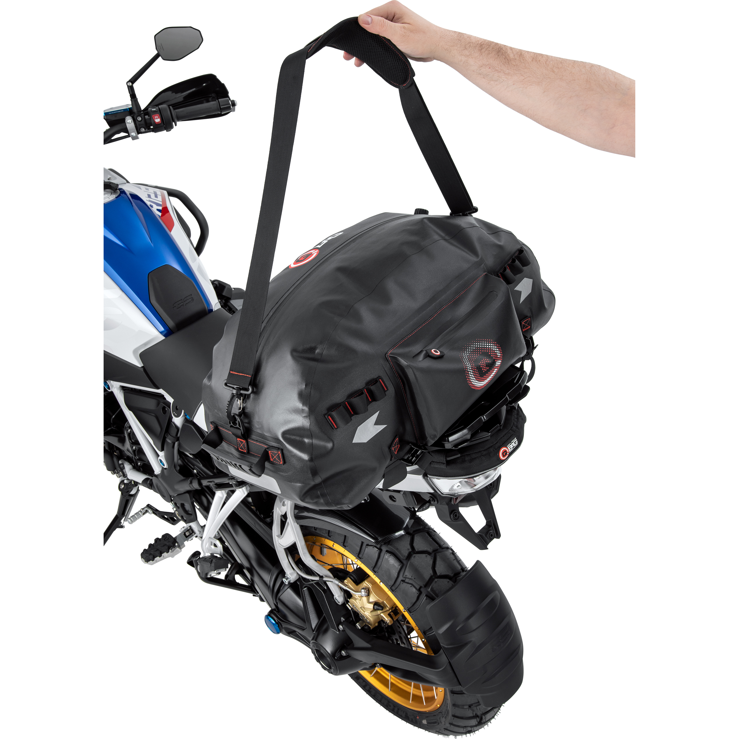 Acheter QBag Sacoche de selle/rouleau de bagages étanche DuffelBag 40 Noir  – POLO Motorrad