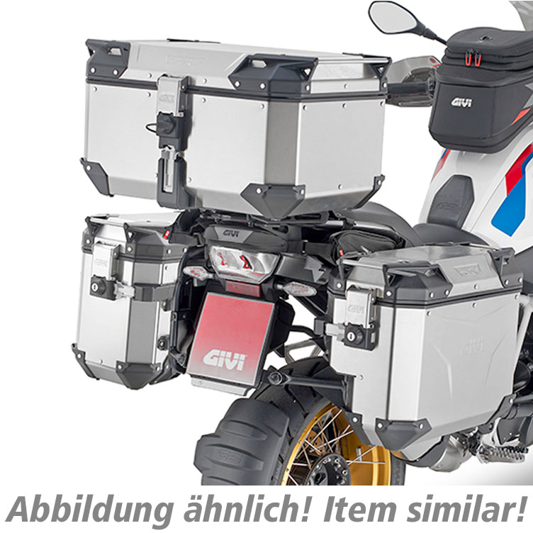 Givi Monokey Cam-Side Alukoffer Outback Evo S silber rechts 33 L