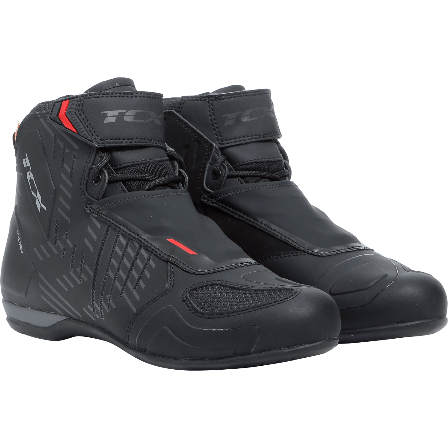 TCX R04D WP Motorradschnürstiefel kurz schwarz 47 Herren